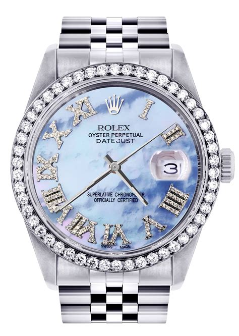 mother of pearl rolex replica|rolex 36mm datejust diamond bezel.